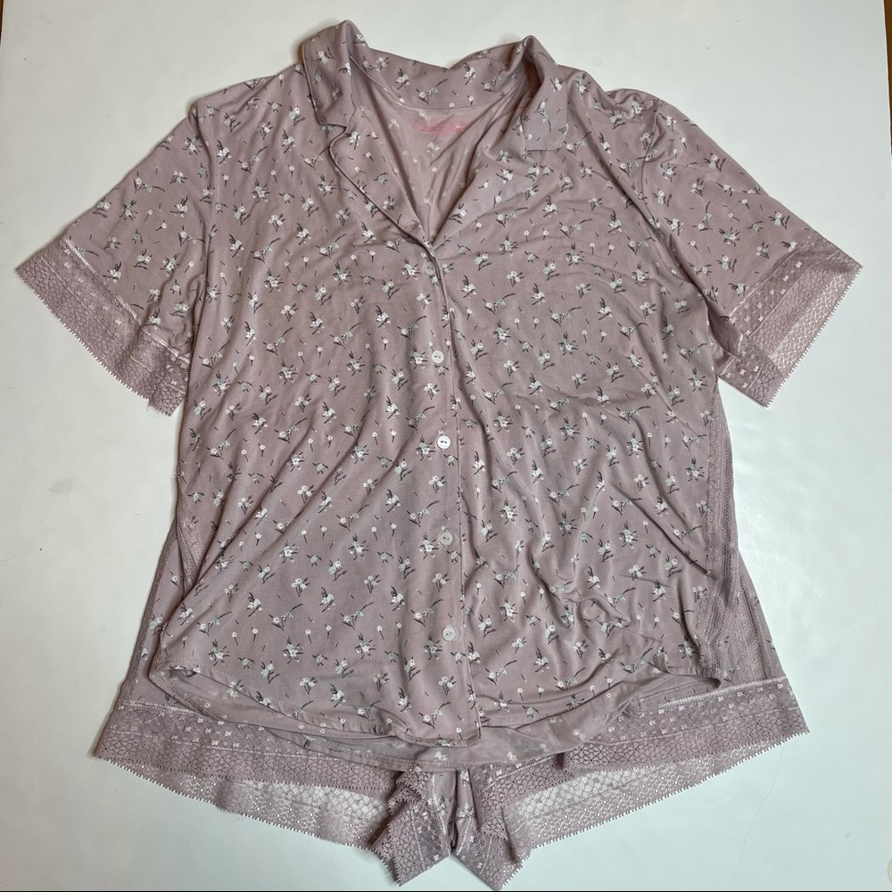 Victoria Secret Short Sleeve Pajama Short Set